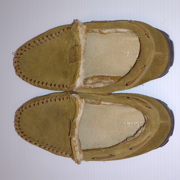 ๐ฃCLARKS Dawson Indoor/ Outdoor Moccasins in Sage - Picture 8 of 12